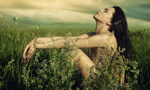 natura umana donna animale